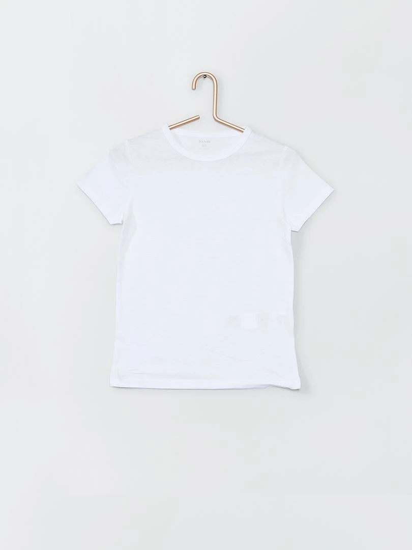 Lot de 3 maillots de corps   blanc