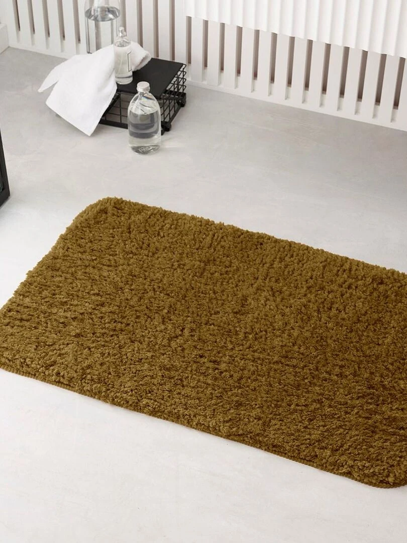 Tapis de bain tufté uni 'ESSENTIAL' 'TODAY' Bronze