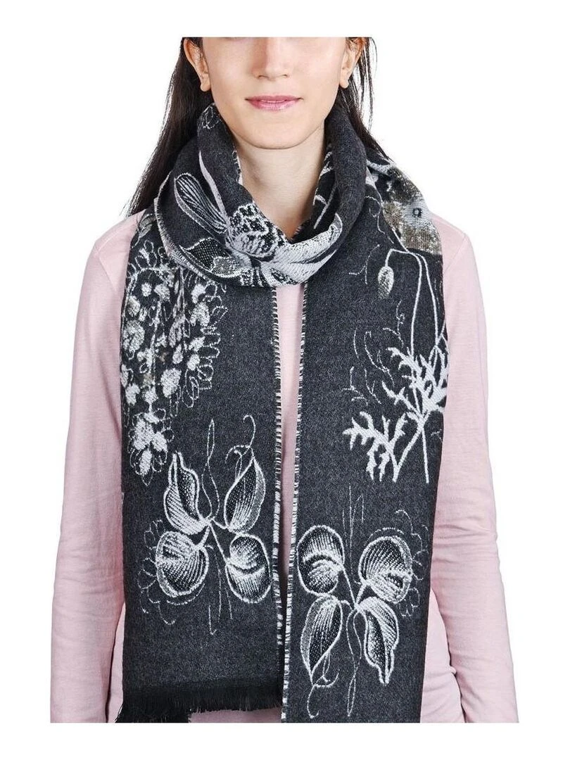 Echarpe Maka   Made in France   Noir