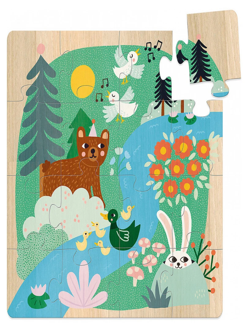 Coffret Puzzles 3x16 Pcs Animaux Du Monde   N/A