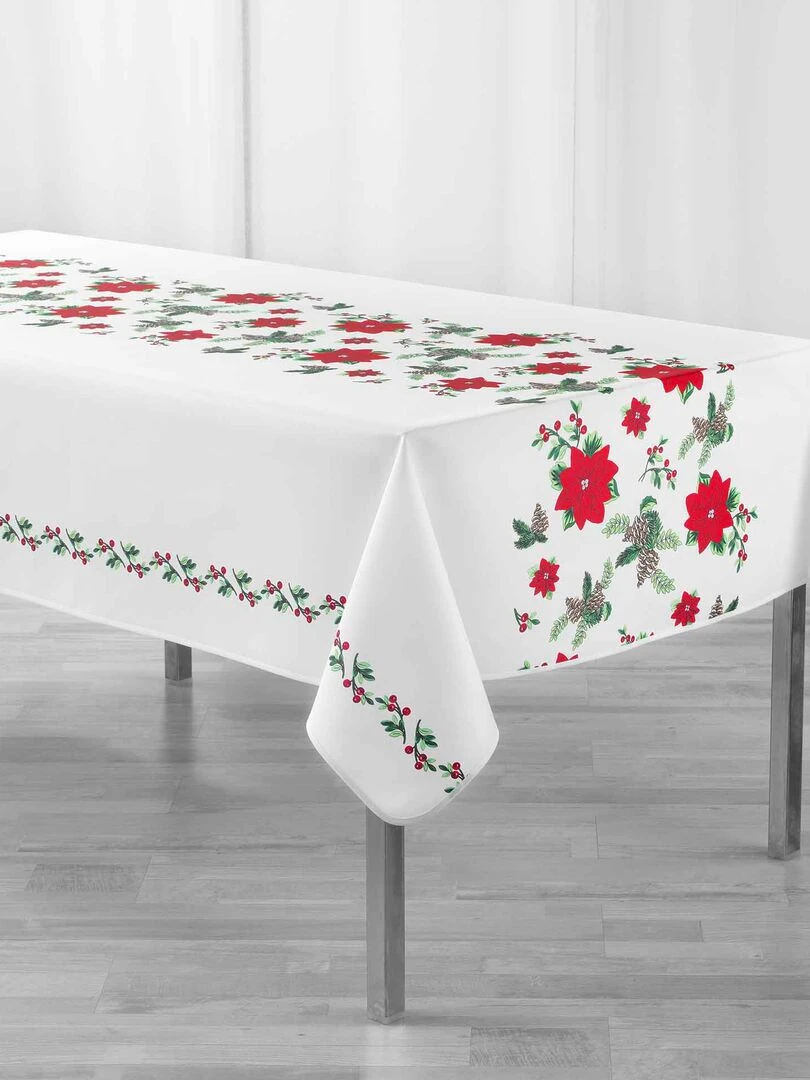 Nappe rectangle Collection Noel Isadore Rouge