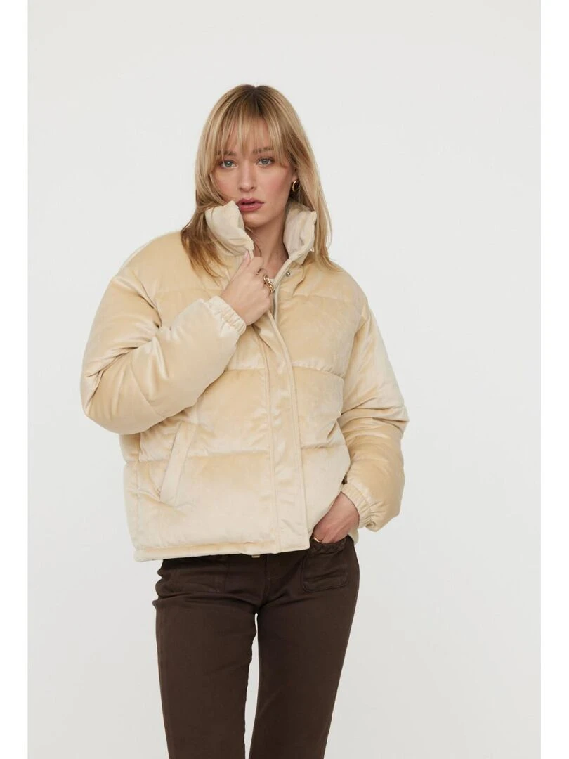 Lee Cooper Doudoune manches longues polyester regular FACINA Beige argile