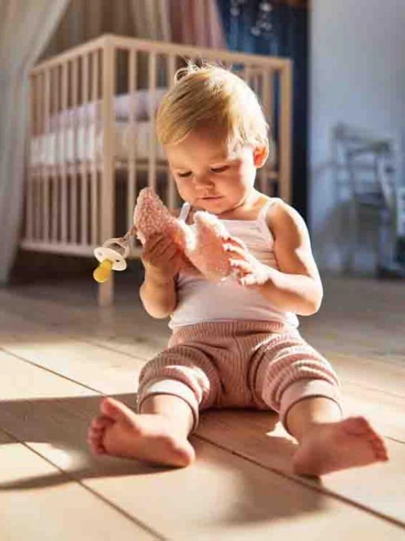 Attache Sucette Moon Rose Pale   Jollein   Rose