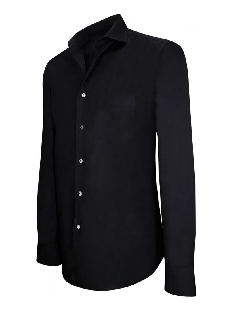 Chemise en popeline COVENTRY   Noir