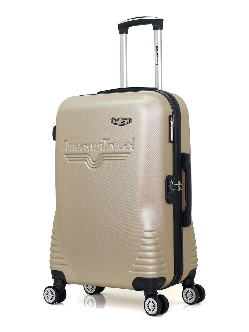 AMERICAN TRAVEL VALISE M DC Beige