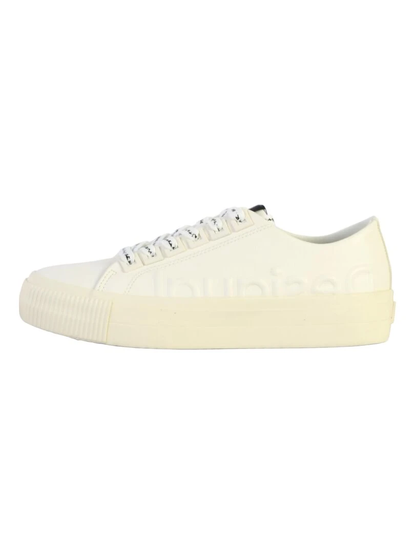 Basket à Lacets Desigual Street Half Logo Blanc