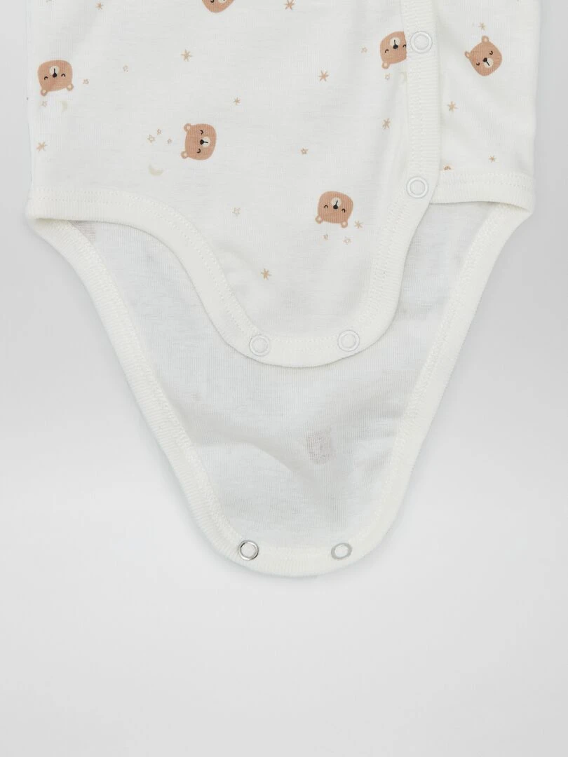 Lot de 2 bodies   So Easy   Bleu/blanc