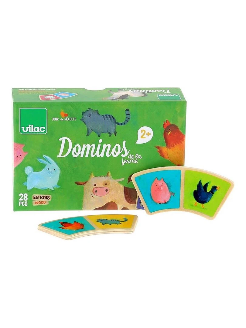 Dominos de la ferme en bois   N/A