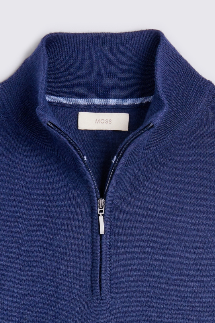 White Merino Mock-Neck Jumper   Buy Online at Moss