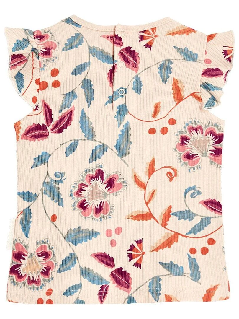 T shirt fille Jodhpur Ecru