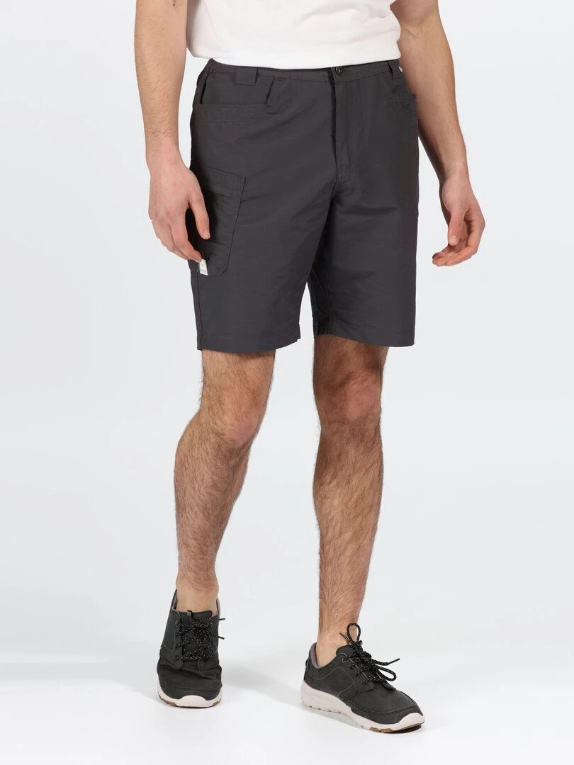Regatta   Short DELGADO   Gris foncé
