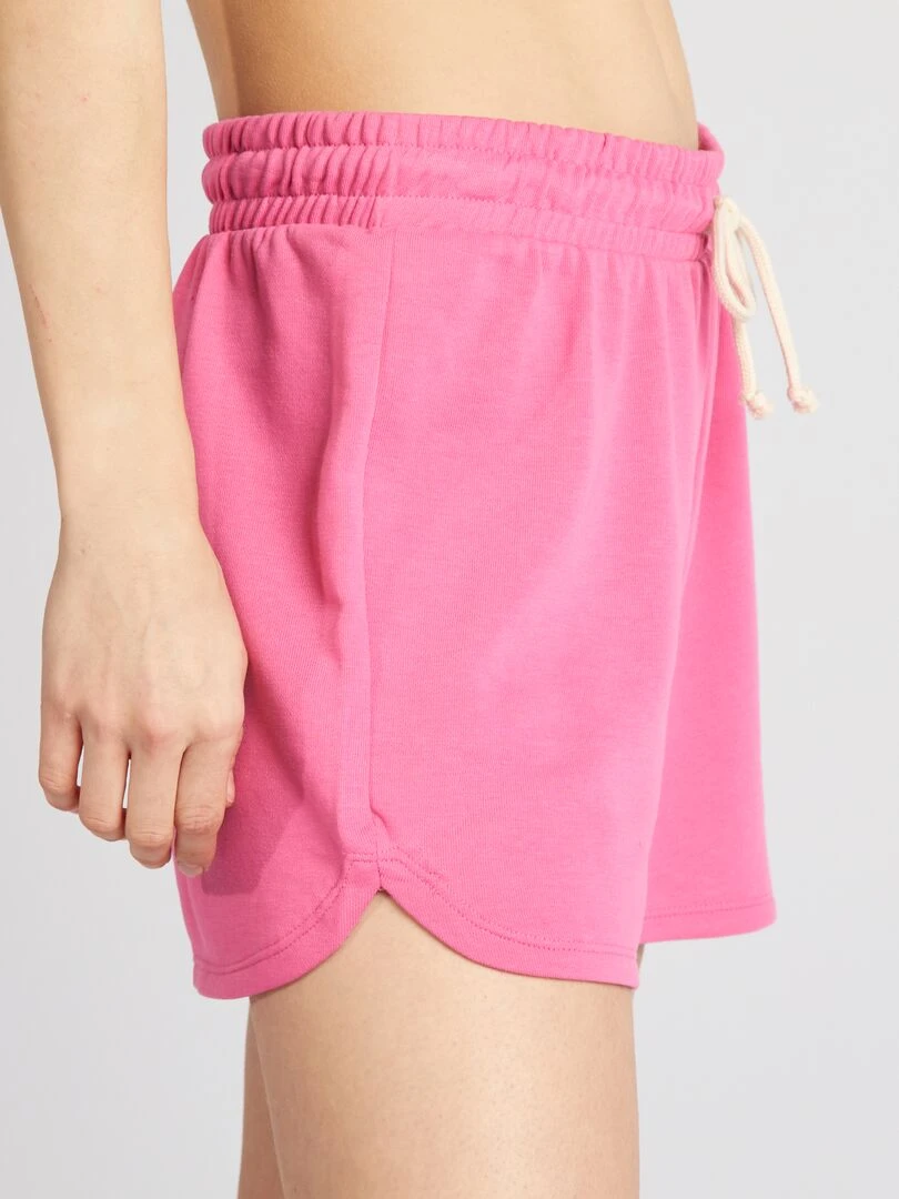 Short de sport   rose