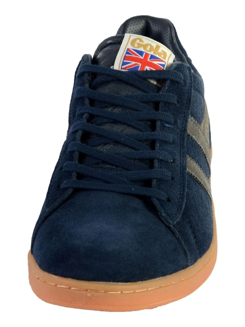 Baskets Gola Harrier Leather   Blanc Vert