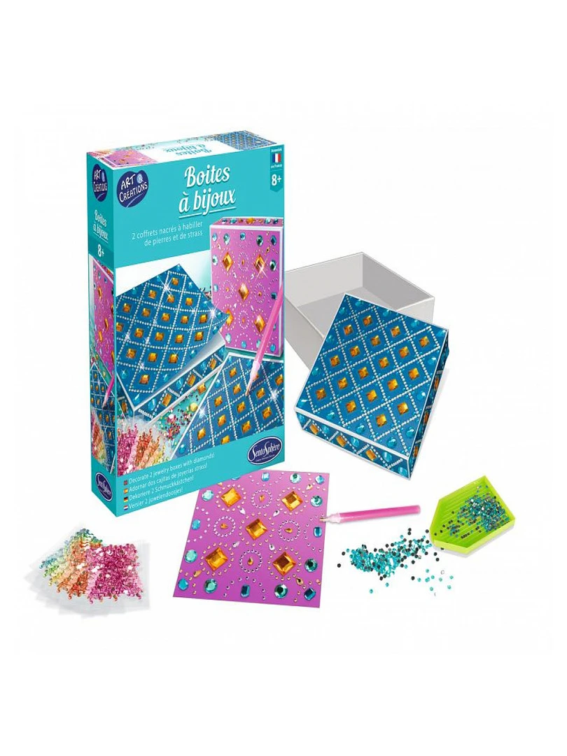 Boite A Bijoux  Pierres Et Strass   N/A