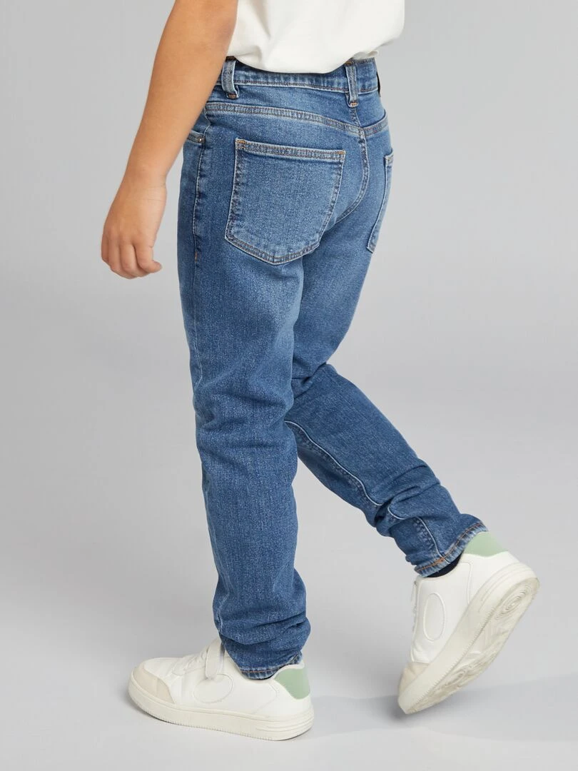 Jean slim taille ajustable   Stone