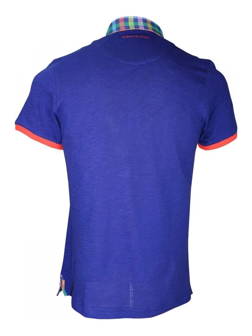 Polo fantaisie WEYMOUTH Bleu