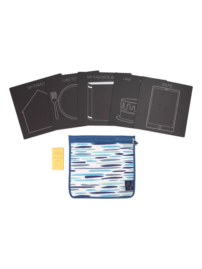 Pochette De 5 Ardoises Portraits N/A