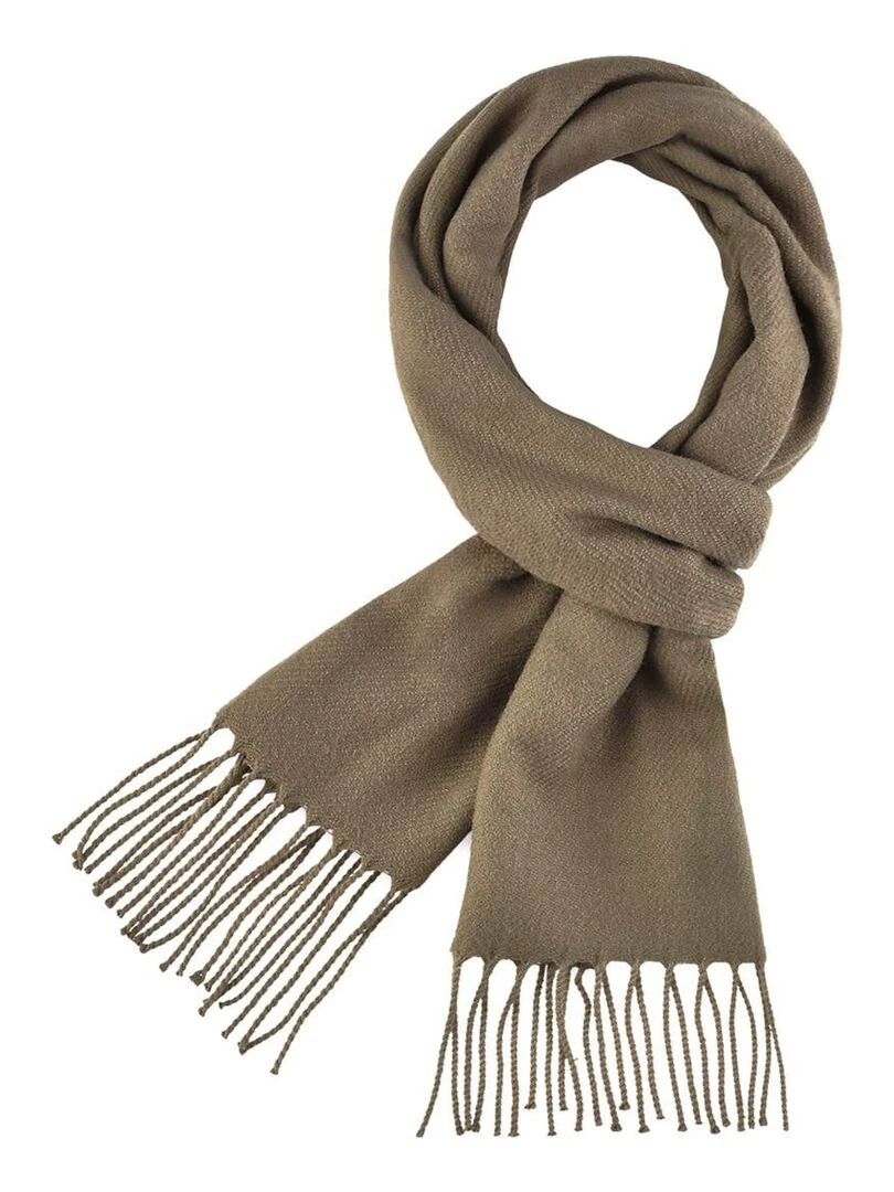 Echarpe Fely   Fabriqué en France   Marron cappuccino