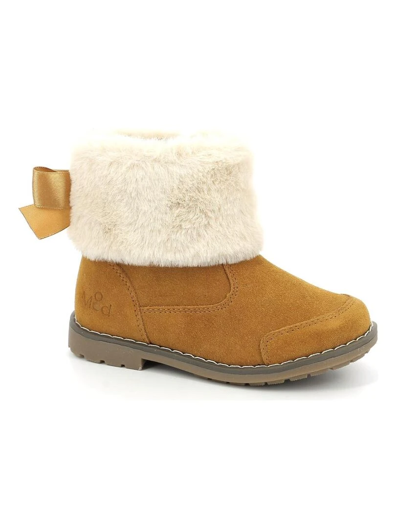 Boots Cuir Stelie Marron