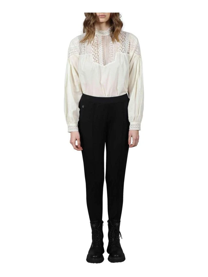 CHATTAWAK Pantalon slim Noir