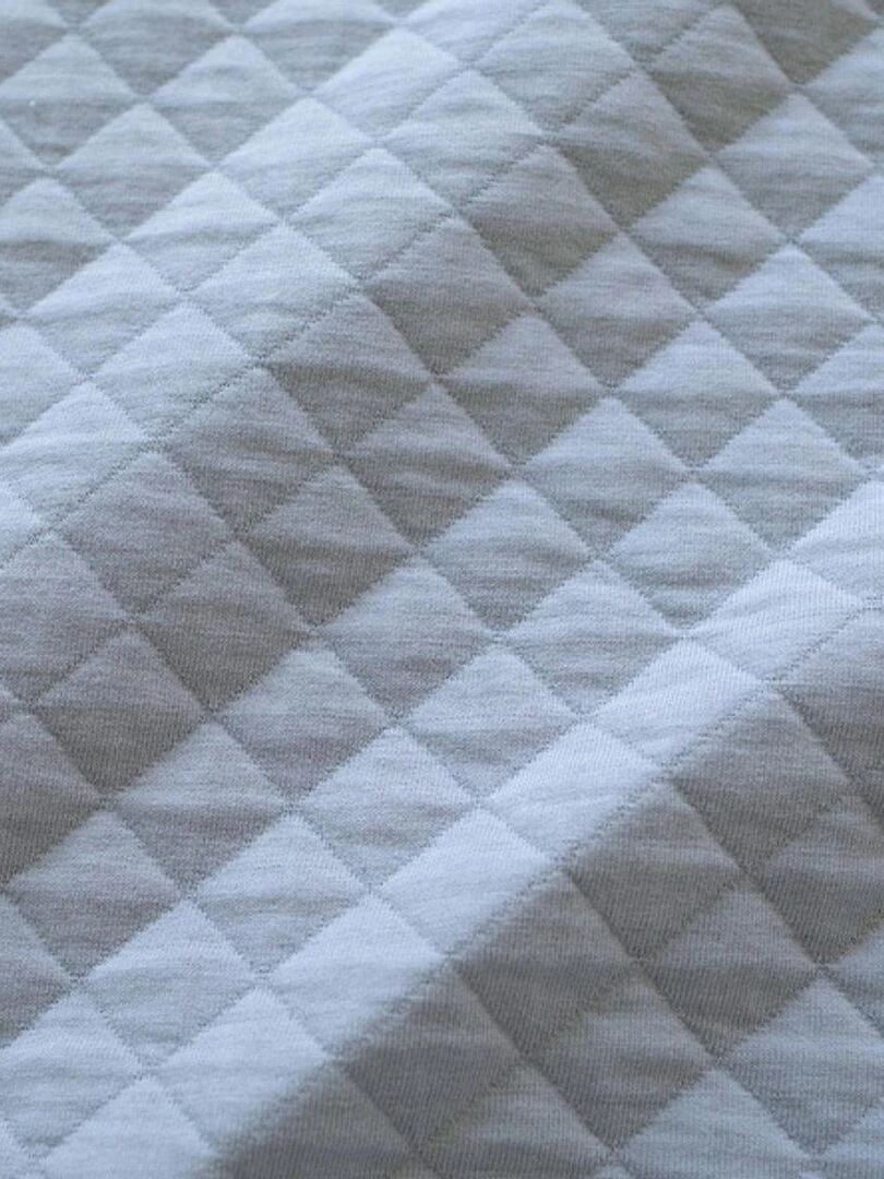 Bemini Tour de lit et parc Pady quilted jersey   Bleu gris