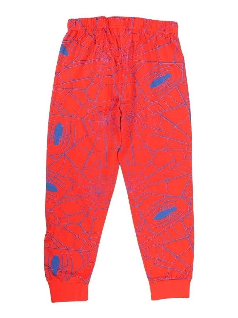 Disney   Pyjama garçon imprimé Spiderman en coton   Gris