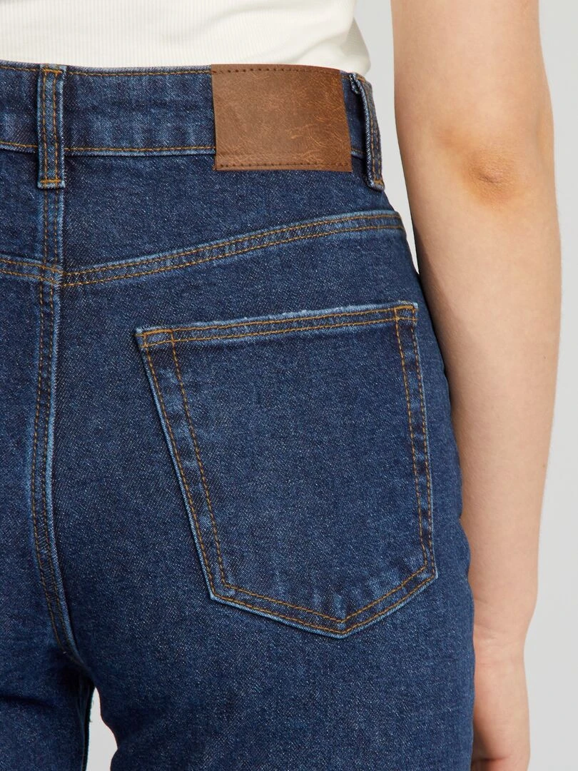 Jean flare/bootcut à taille haute   Bleu brut