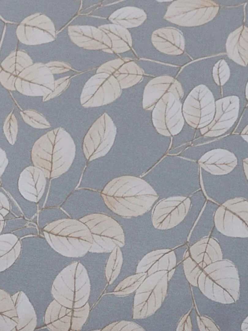 Housse de couette en percale esprit cocooning   Gris