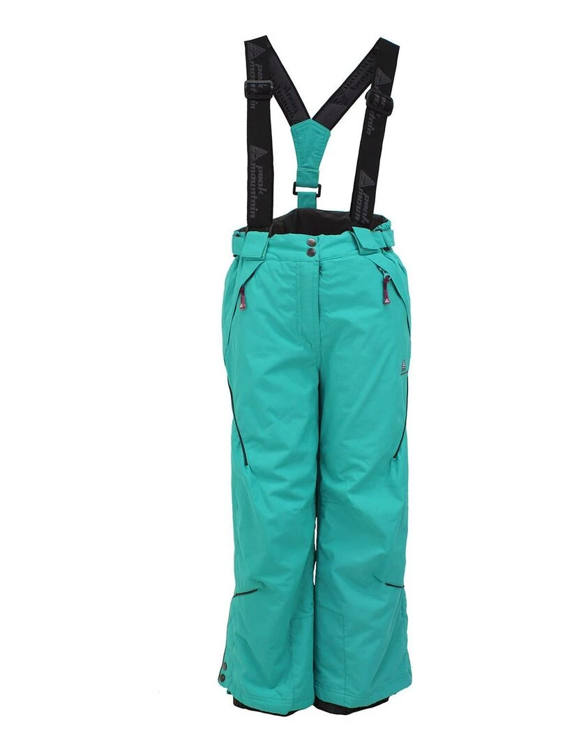 Pantalon de ski fille FAPIX PEAK MOUNTAIN Vert