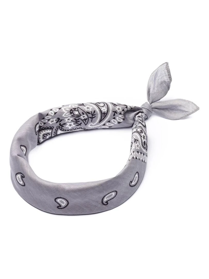Bandana Coton U.S Premium Gris clair