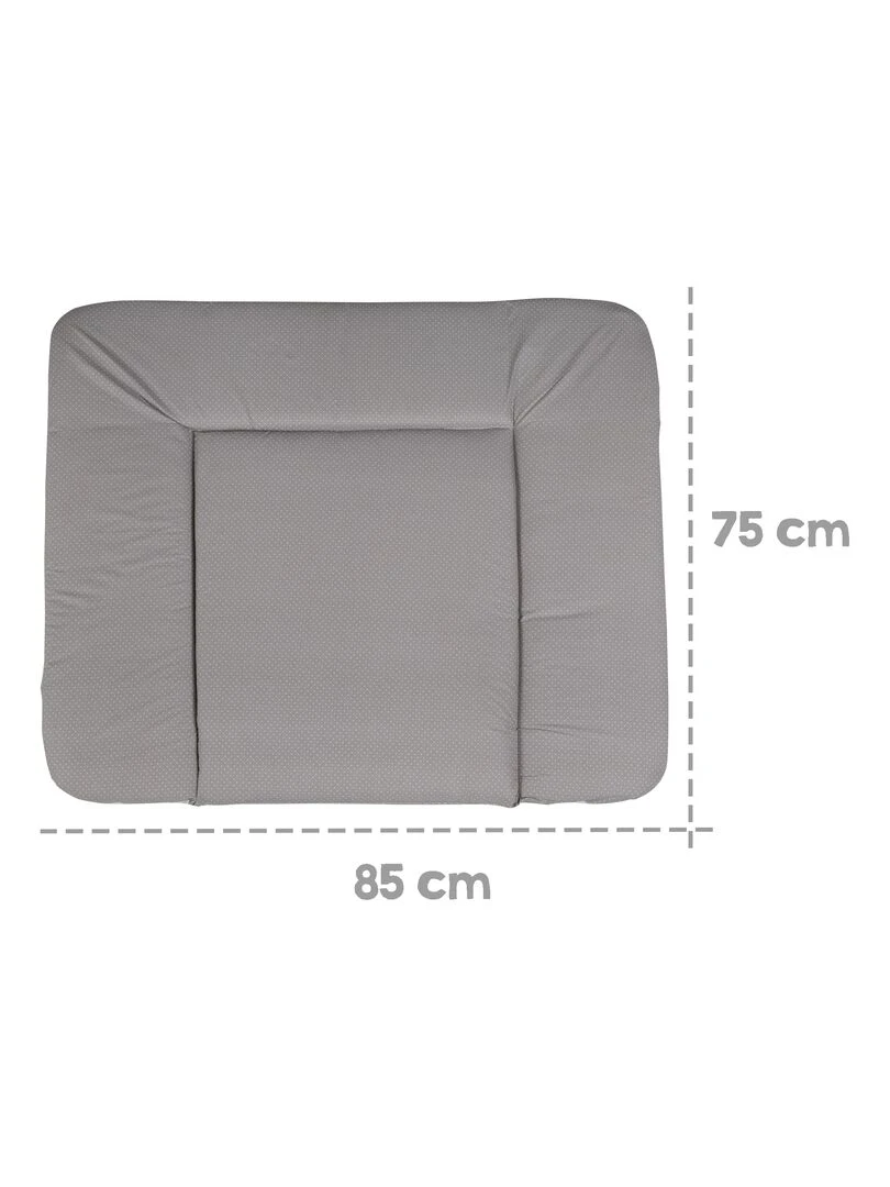 ROBA Matelas À Langer "Dotty"   85x75   Revêtu De PU   Gris
