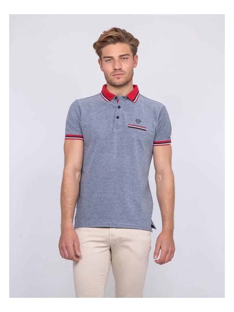 Polo pur coton PIONO Rouge