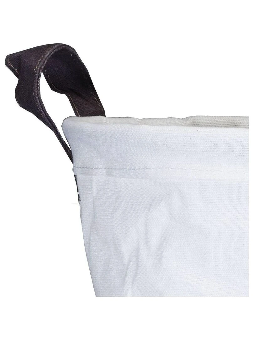Panière de rangement en tissu SAUTHON Blanc