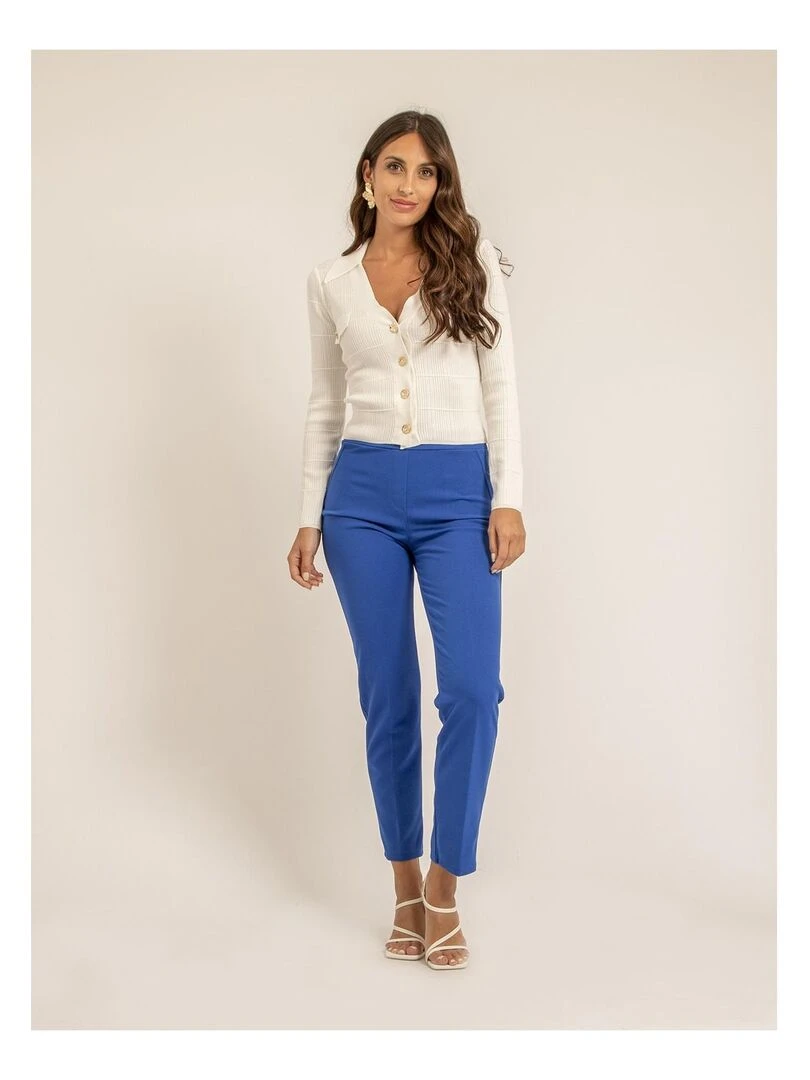 Pantalon ELIANE   Bleu roi
