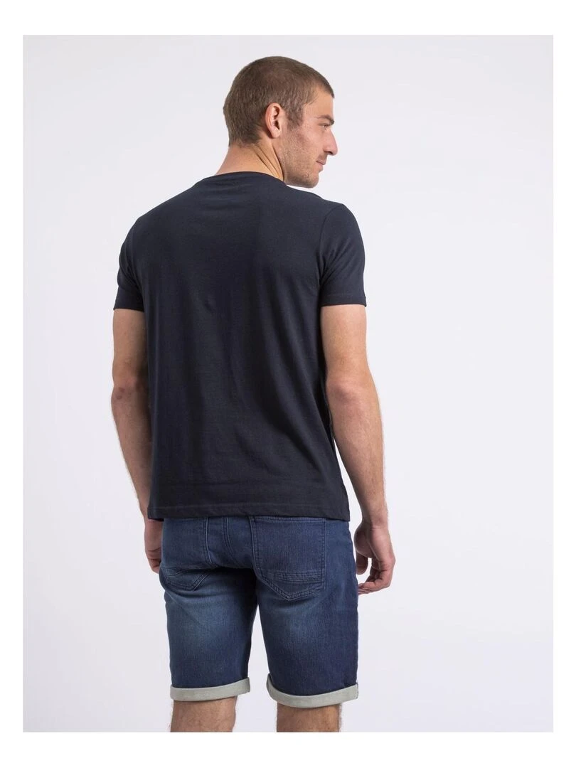 T shirt col rond NIRAYMAN Bleu marine