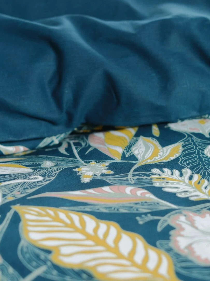 Parure de lit imprimé   2 personnes   Vert