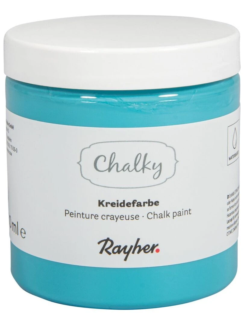 Peinture Craie Vert bleu Chalky Finish 230 ml N/A
