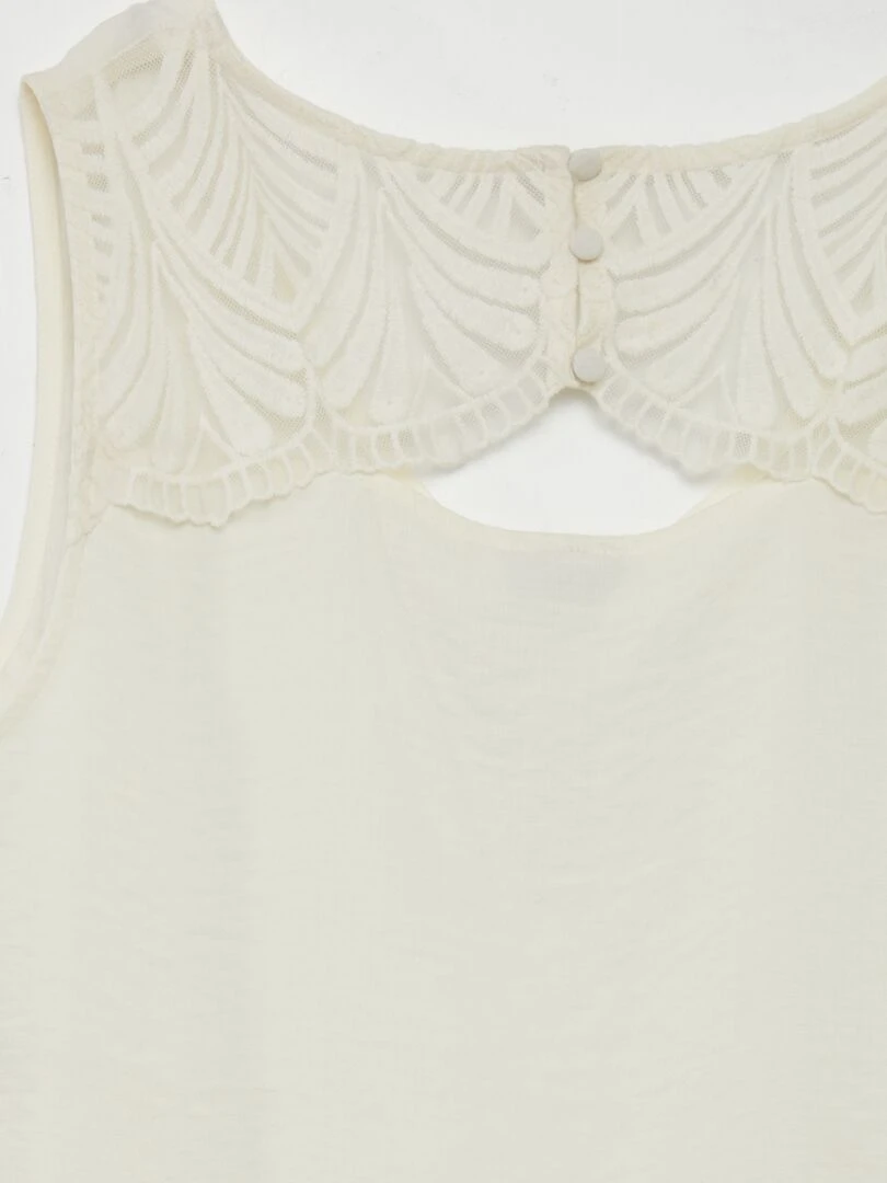 Blouse sans manches 'JDY'   Blanc