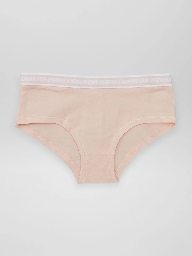 Lot de 3 shorties stretchs   Rose/vert