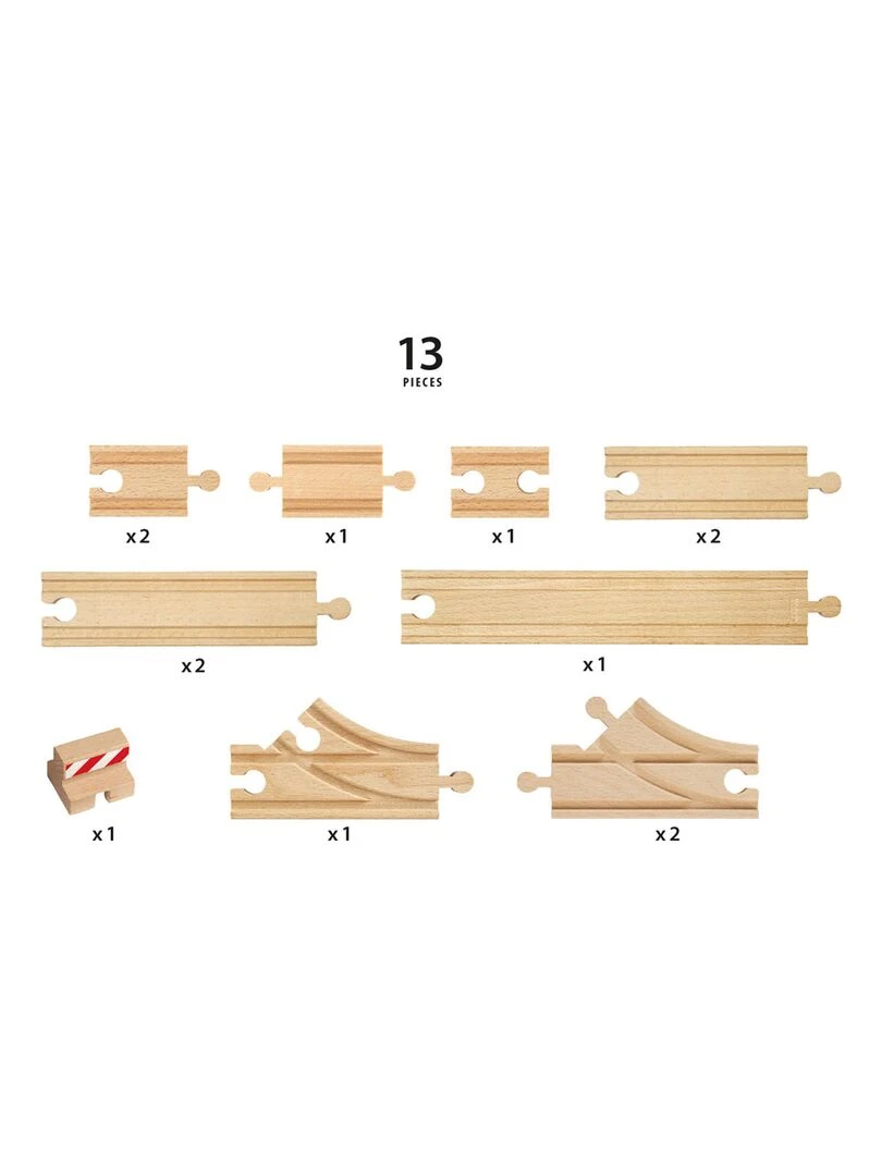 'brio' 33394 Coffret De Demarrage 13 Rails   N/A