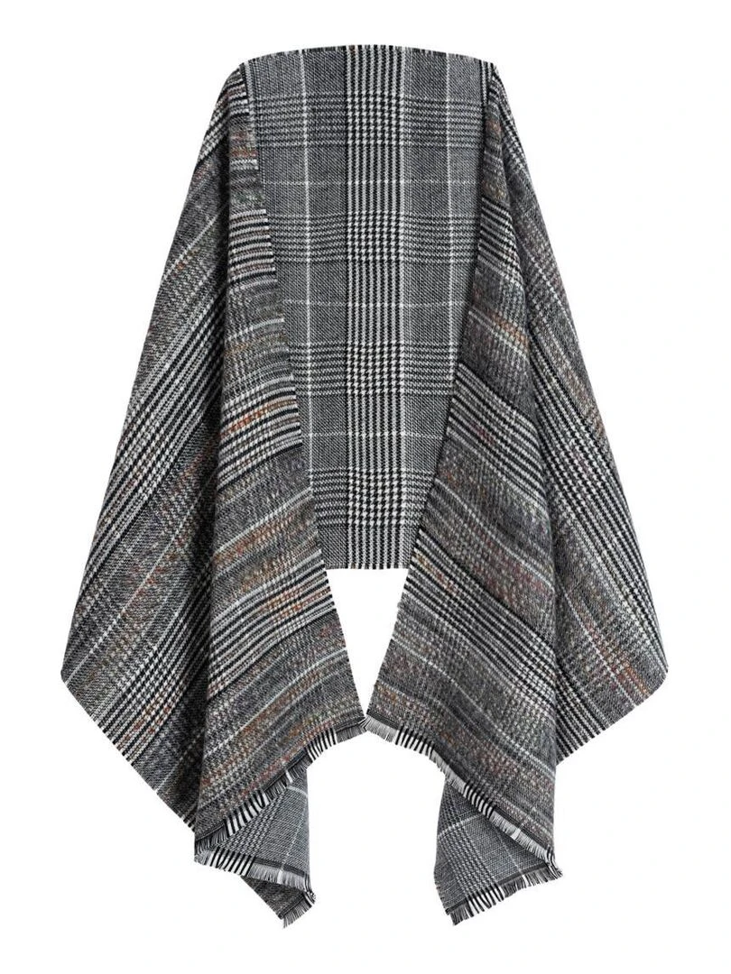 Châle Mix Fabriqué en France Gris