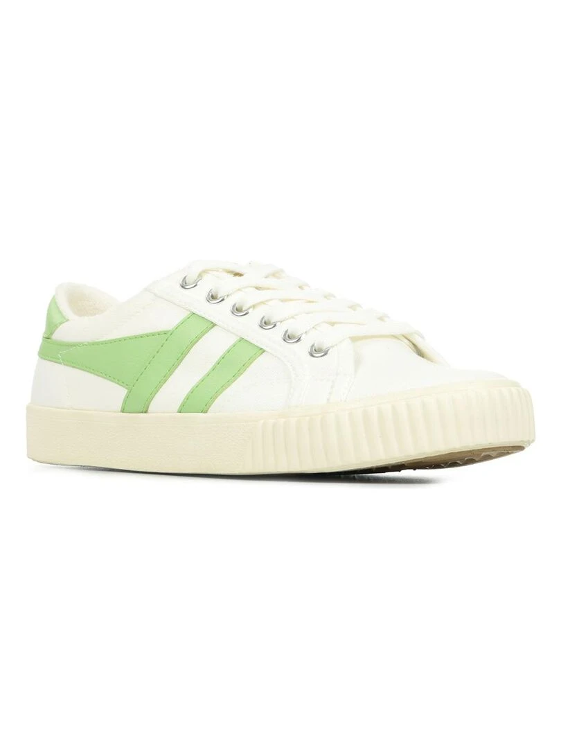 Baskets Gola Tennis Mark Cox Blanc Vert clair
