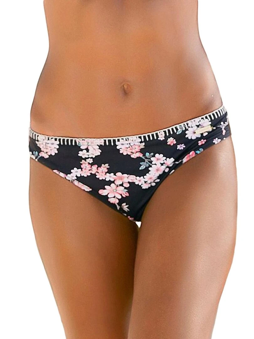Bas maillot slip de bain Ditsy Noir