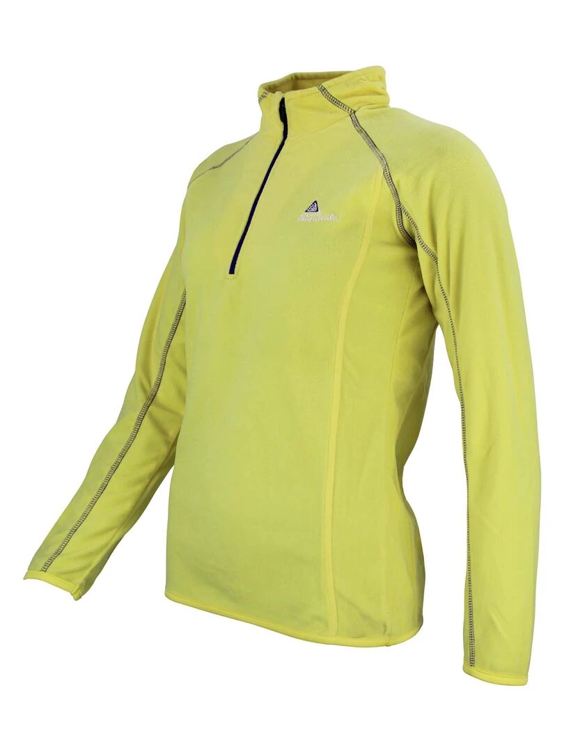 Sweat polaire fille GAFINE   PEAK MOUNTAIN   Jaune