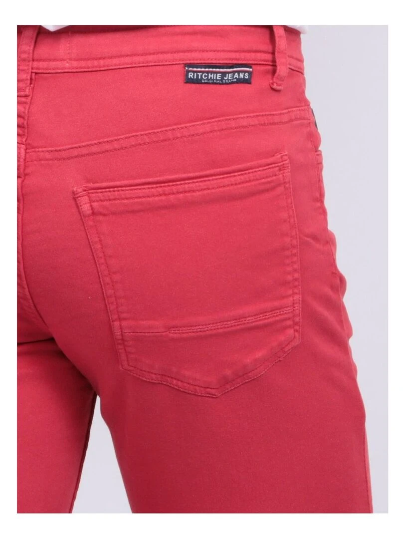 Bermuda chino BANDAL   Rouge foncé