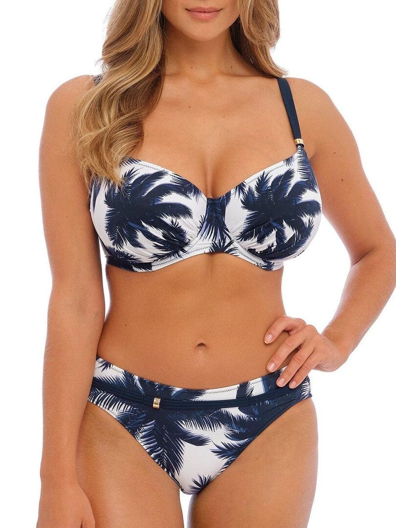 Haut de maillot de bain à armatures Carmelita Avenue Blanc