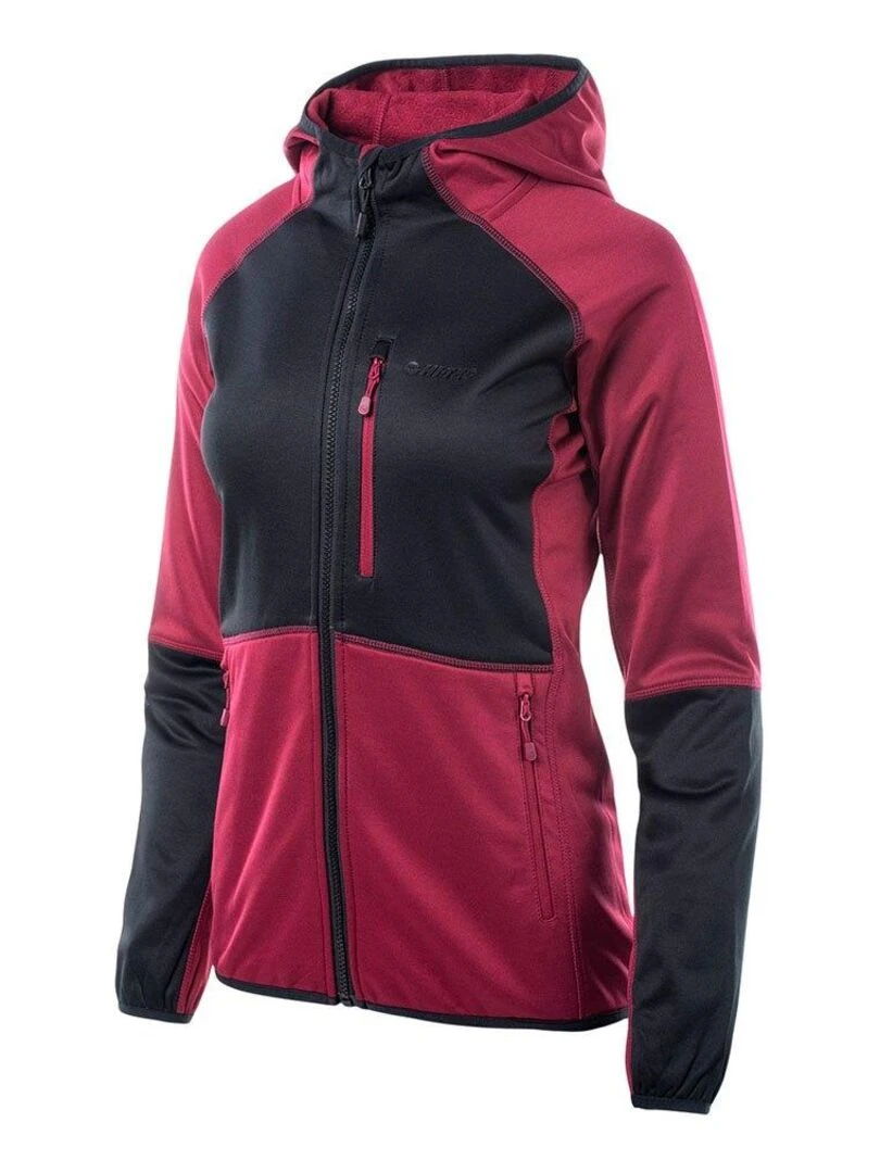 Hi Tec   Veste à capuche CAMILA   Rouge foncé