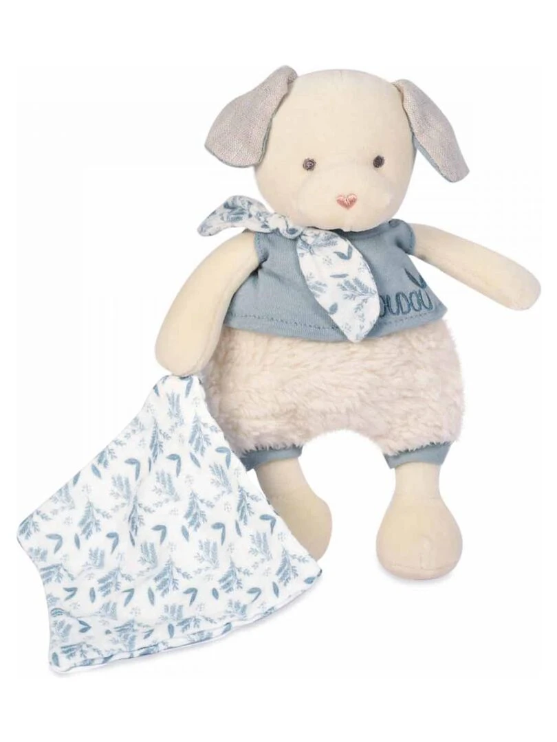 Doudou botanic bio chien mm avec doudou bleu N/A