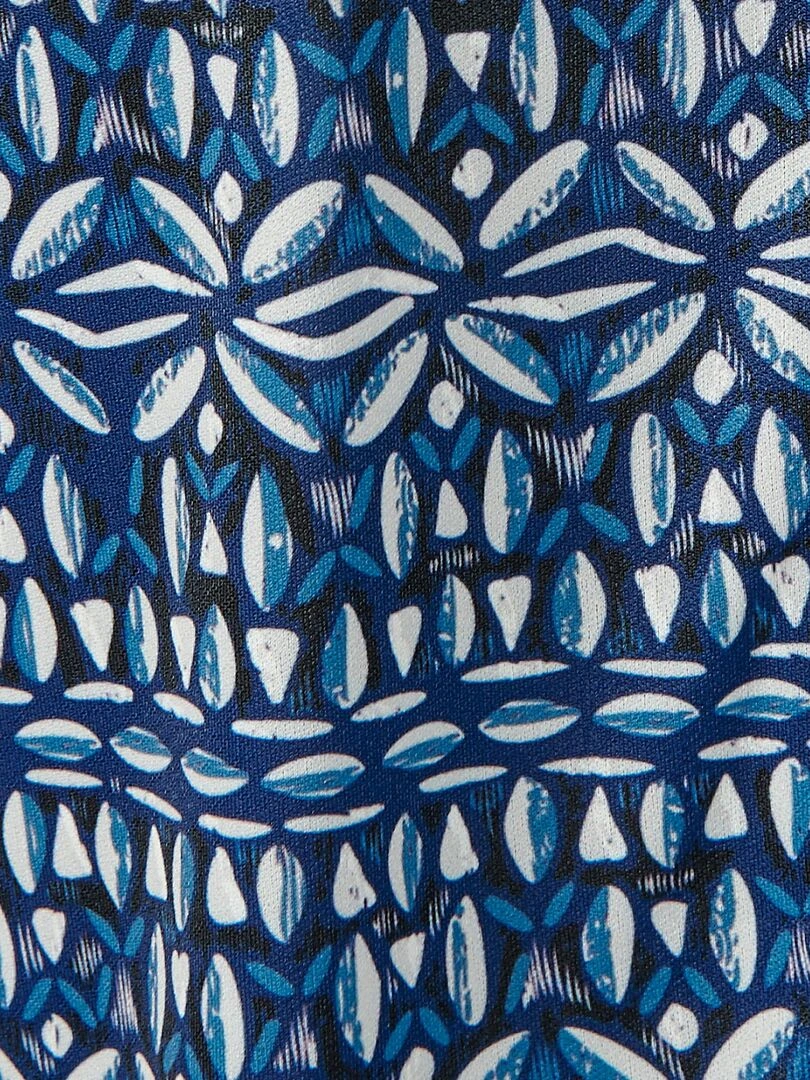 Chemisier maille crêpe stretch   Damart   Bleu marine