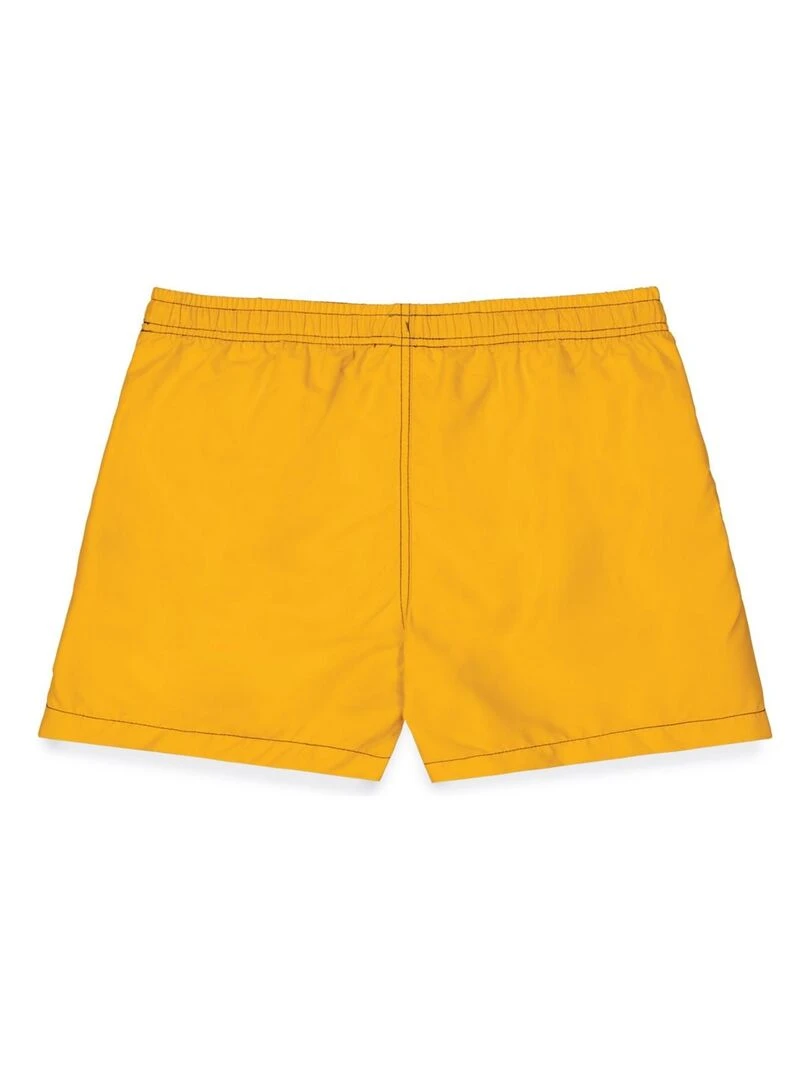 Boardshort court garçon avec ceinture demi élastiquée Freegun Orange